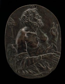 A Satyr, late 15th or early 16th century. Creator: Master of the Martelli Mirror.