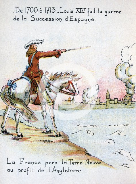 Louis XIV and the War of the Spanish succession, 1700-1715 (20th century). Artist: Unknown