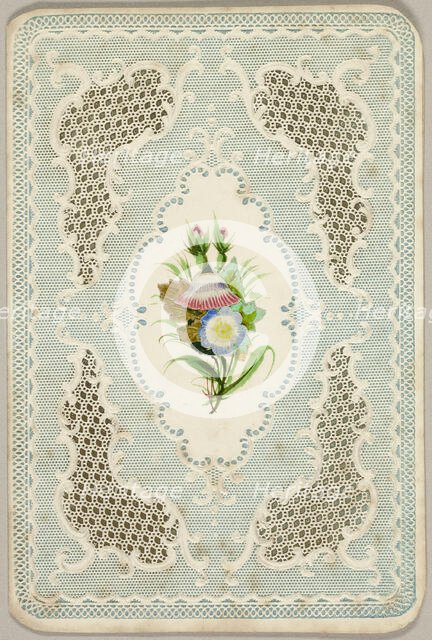 Untitled Valentine (Flowers), 1840/50. Creator: Unknown.