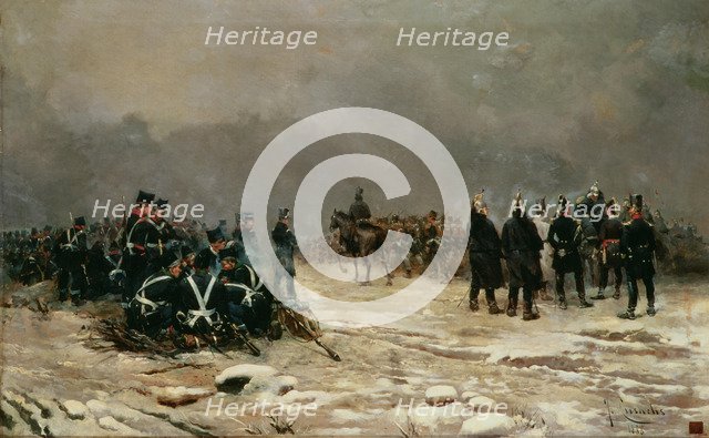 Arlabón battle that took place in 1836 during the First Carlist War.