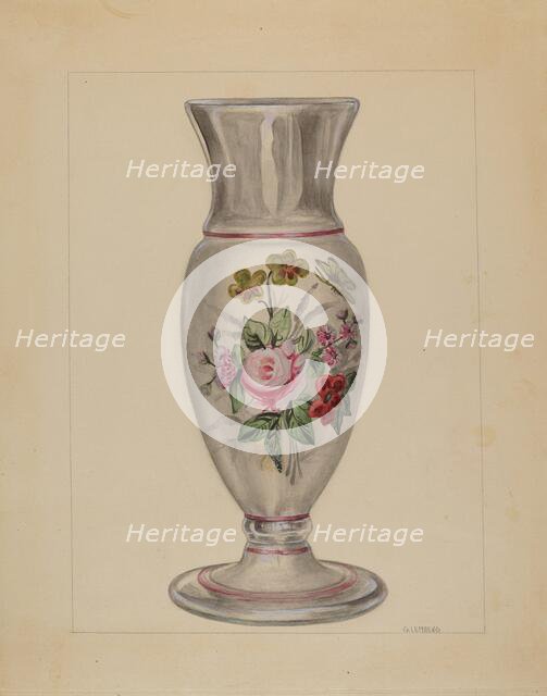 Vase, c. 1940. Creator: Gertrude Lemberg.