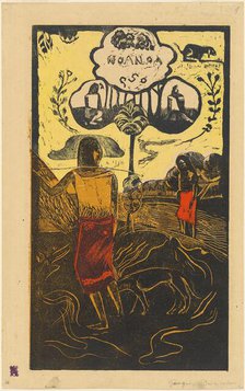 Noa Noa (Fragrant, Fragrant), 1894/1895. Creator: Paul Gauguin.