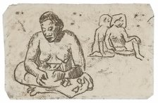 Seated Female (related to the painting Sister of Charity), c. 1902. Creator: Paul Gauguin.