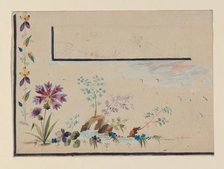 Design for a Waistcoat Pocket, France, 1770-1810. Creator: Unknown.