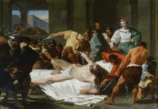 Delilah's Betrayal and Samson's Imprisonment by the Philistines, 1784. Artist: Giani, Felice (1758-1823)