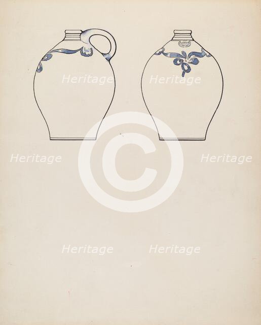 Jug, c. 1937. Creator: Charles Caseau.