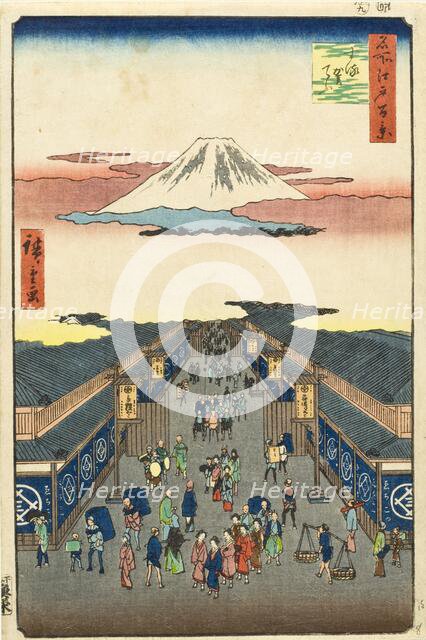 Suruga-cho, 1856. Creator: Ando Hiroshige.