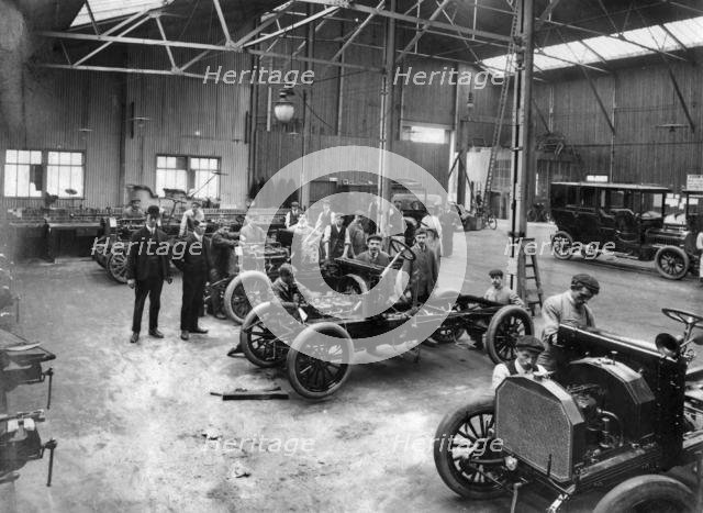 Dennis factory works at Guildford 1910. Creator: Unknown.