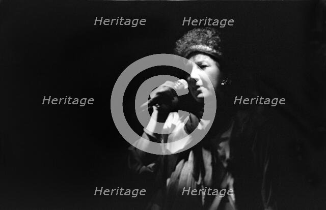 Flora Purim, Ronnie Scott's Jazz Club, Soho, London, Feb 1988. Creator: Brian O'Connor.