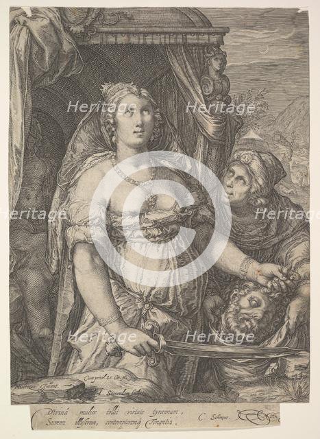 Judith and the Head of Holofernes, 1575—1607. Creator: Jan Saenredam.