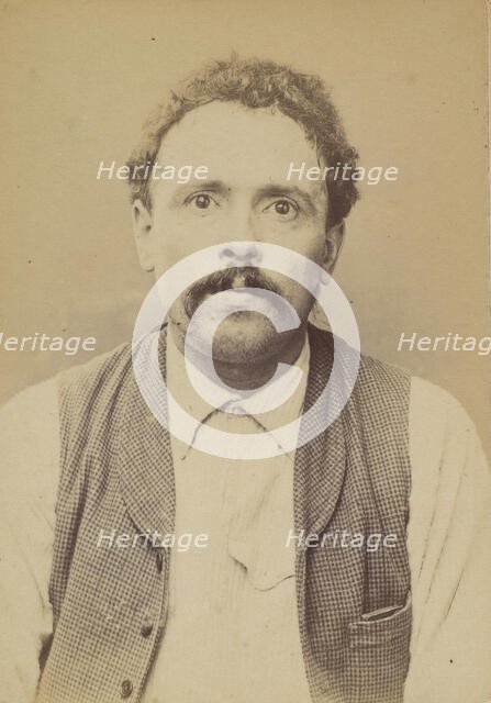 Tropini. Esprit, Antoine. 35 ans, né à San-Bueri (Italie). Tourneur. Anarchiste. 2/7/94. , 1894. Creator: Alphonse Bertillon.