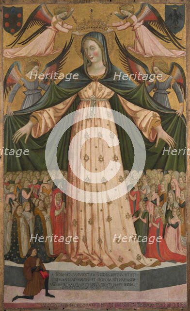 Madonna della Misericordia (Madonna of Mercy), 1448. Creator: Giovanni da Gaeta (active ca. 1448-1472).