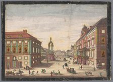 View of the Hoher Markt in Vienna, 1755-1779. Creator: Johann Sigrist.