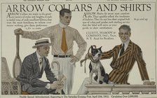 Arrow collars & shirts. Saturday evening post, April 12, 1913., c1913. Creator: Unknown.