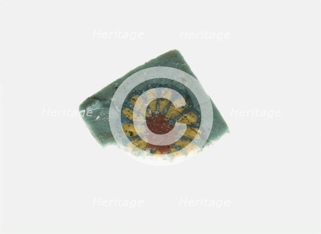 Fragment of an Inlay Depicting a Rosette, 1st century BCE-1st century CE. Creator: Unknown.