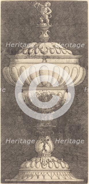 Goblet with the Infant Hercules on Top, c. 1520/1525. Creator: Albrecht Altdorfer.