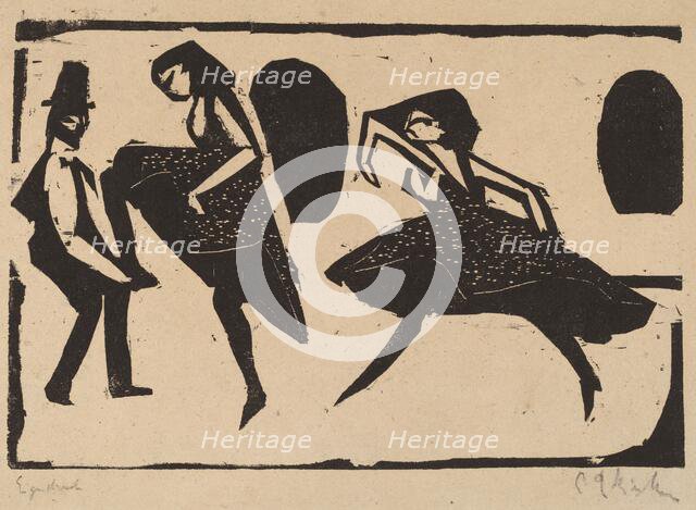 Acrobatic Dance, 1911. Creator: Ernst Kirchner.