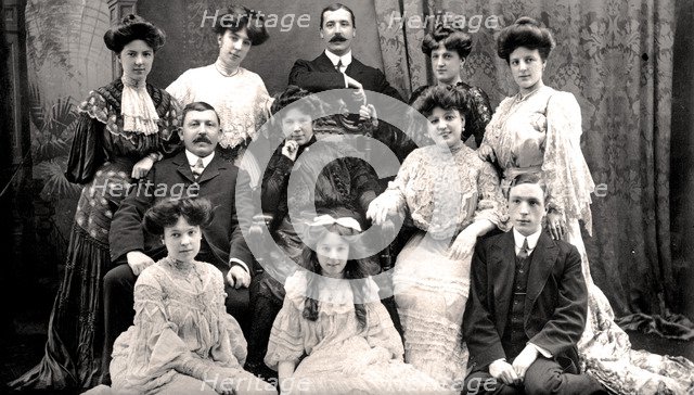 The Lloyd Family, early 20th century.Artist: Rotary Photo