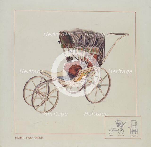 Doll Coach, c. 1937. Creator: Ernest A Towers Jr.