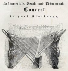 Instrumental Vocal and Phenomenal Concert, 1844.  Creator: Grandville, Jean-Jacques (1803-1847).