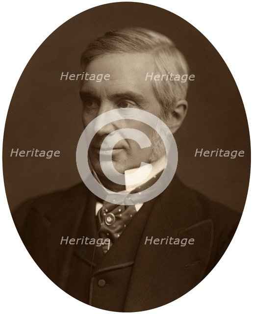 Sir Edward Fry, Judge of the High Court of Justice, 1881. Artist: Unknown