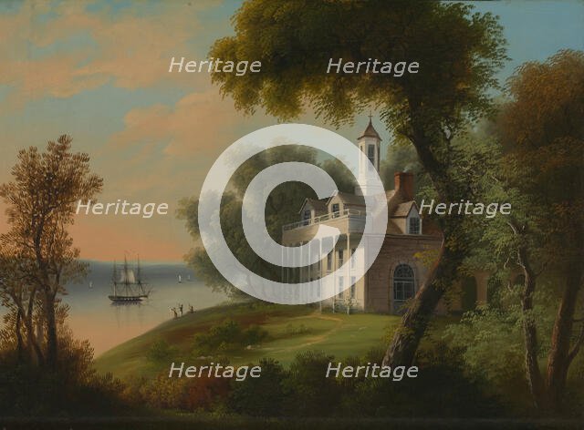 Mount Vernon, ca. 1850. Creator: Frances Mary Bellows.