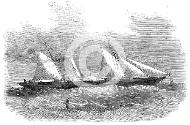 The "Fairy Queen" paddle-wheel despatch-boat for General Garibaldi, 1860. Creator: Unknown.