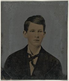 Portrait of young man, 1860s-1880s. Creator: Unknown.