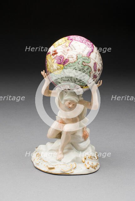 Atlas of the World, Meissen, 18th-19th century. Creator: Meissen Porcelain.