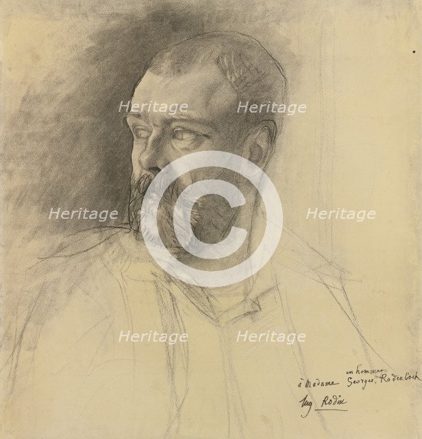 Portrait of Octave Mirbeau (1848-1917), ca 1893. Artist: Rodin, Auguste (1840-1917)