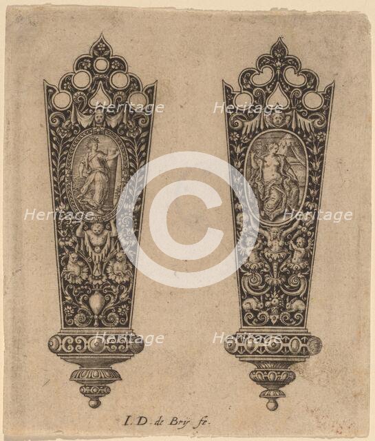 Ornament for Knife Handle. Creator: Theodor de Bry.
