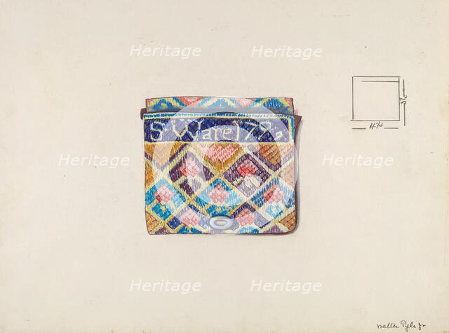 Purse, c. 1936. Creator: Walter Pyle.