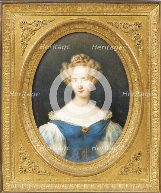 Princess Louise of Orléans (1812-1850), later Queen consort of the Belgians, 1830. Artist: Duchesne, Jean Baptiste Joseph (1770-1856)