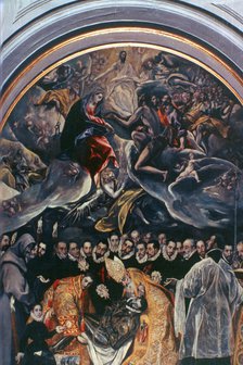 'The Burial of Count Orgaz' (detail), 1586-1588. Artist: El Greco