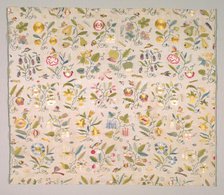 Floral Embroidery, early 1600s. Creator: Unknown.