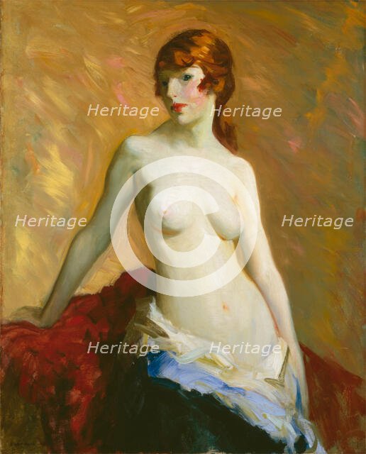 The Young Girl, 1915. Creator: Robert Henri.