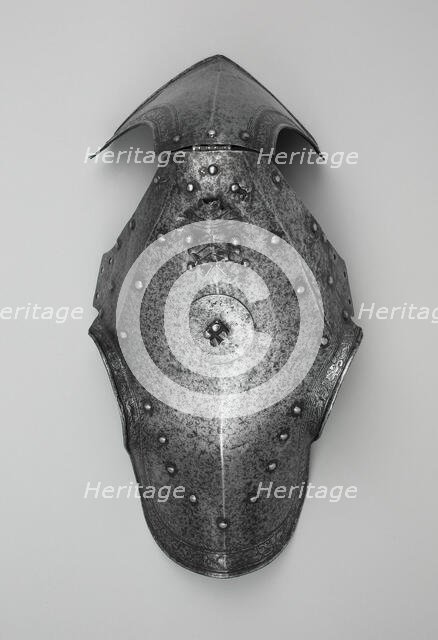 Demi-Shaffron, Italy, 1570/80. Creator: Unknown.