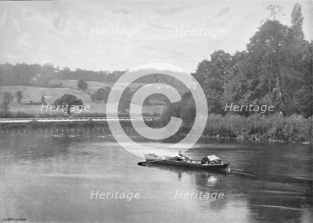 'The Thames at Runnymede', c1896. Artist: Valentine & Sons.