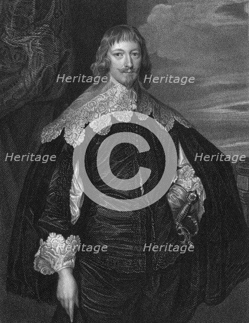 William Cavendish, 1st Duke of Newcastle-upon-Tyne (c1592-1676), 1825.Artist: TA Dean
