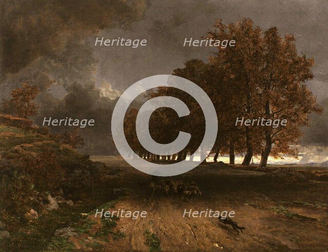 The Storm. Creator: Laurens, Jules (1825-1901).