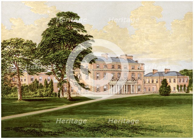Trafalgar House, Wiltshire, home of Earl Nelson, c1880. Artist: Unknown