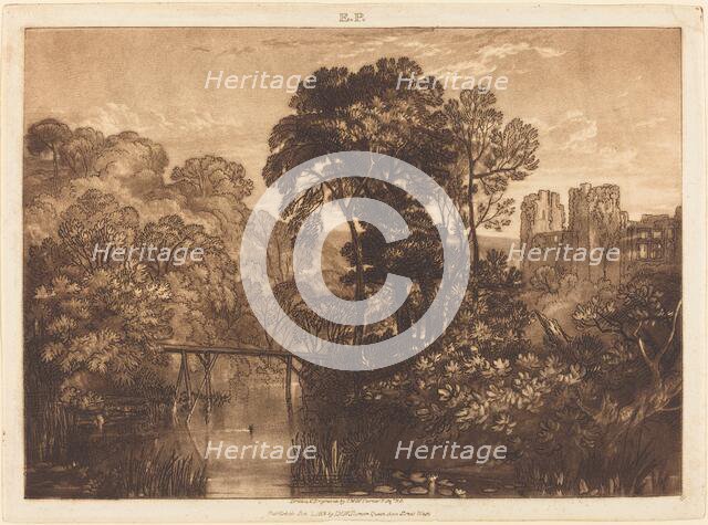 Berry Pomeroy Castle, published 1816. Creator: JMW Turner.