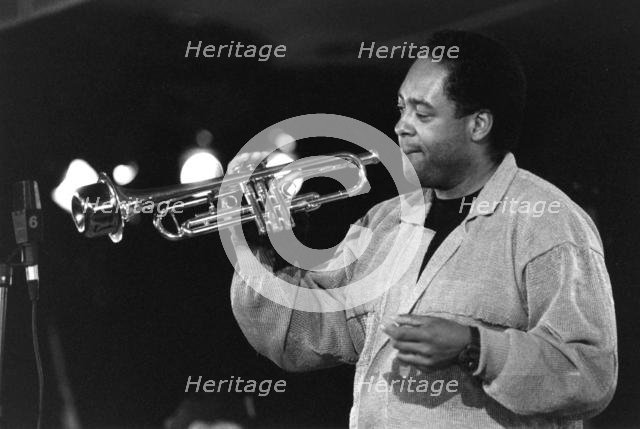 Jon Faddis, American jazz trumpeter, North Sea Jazz Festival, The Hague, Holland, c1991. Creator: Brian Foskett.