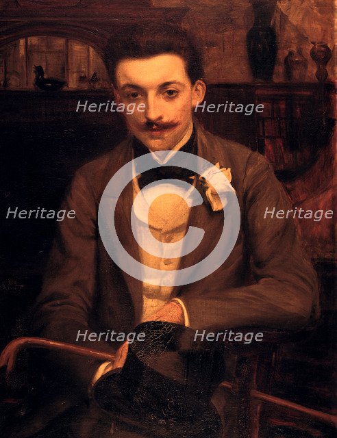 'Portrait of P.Louys', c1861-1942. Artist: Jacques Emile Blanche