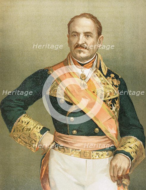 Joaquín Baldomero Fernández-Espartero Alvarez de Toro (1793-1879), called Baldomero Espartero, 1893. Creator: Unknown.