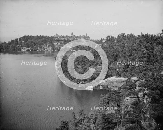 Looking north from Cliff House, Lake Minnewaska, N.Y., between 1900 and 1905. Creator: Unknown.