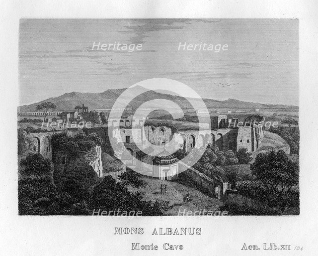 Monte Cavo, Italy, c1833. Artist: Unknown