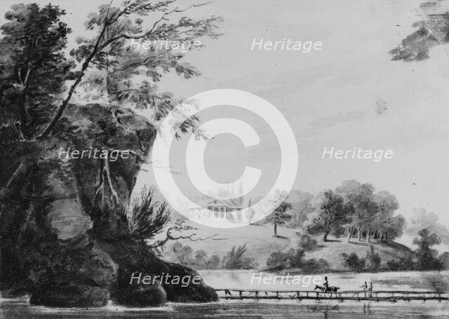 View of Morrisville, General Moreau's Country House in Pennsylvania..., Pennsylvania, 1811-ca. 1813. Creator: Pavel Petrovic Svin'in.