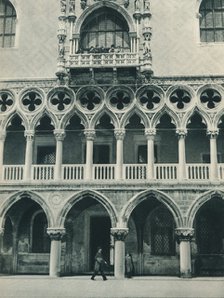 Part of the Doge's Palace, Venice, Italy, 1927. Artist: Eugen Poppel.