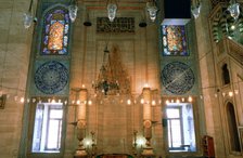 Suleymaniye Mosque, Interior, 1557. Artist: Unknown